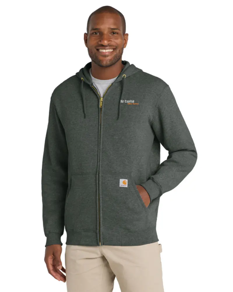 Carhartt® Midweight Hooded Zip-Front Sweatshirt - Image 2
